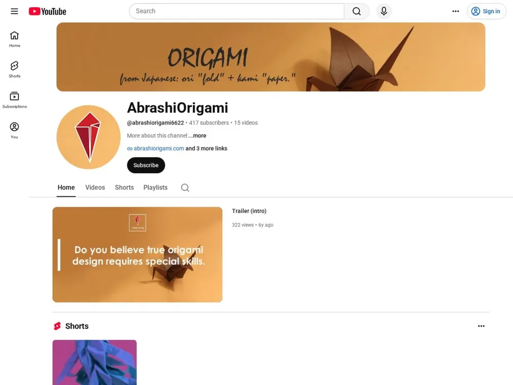 Abrashi Origami